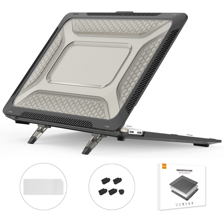E-shop ENKAY RUGGED Ochranný set pre Apple MacBook Air 13" A1932 čierny