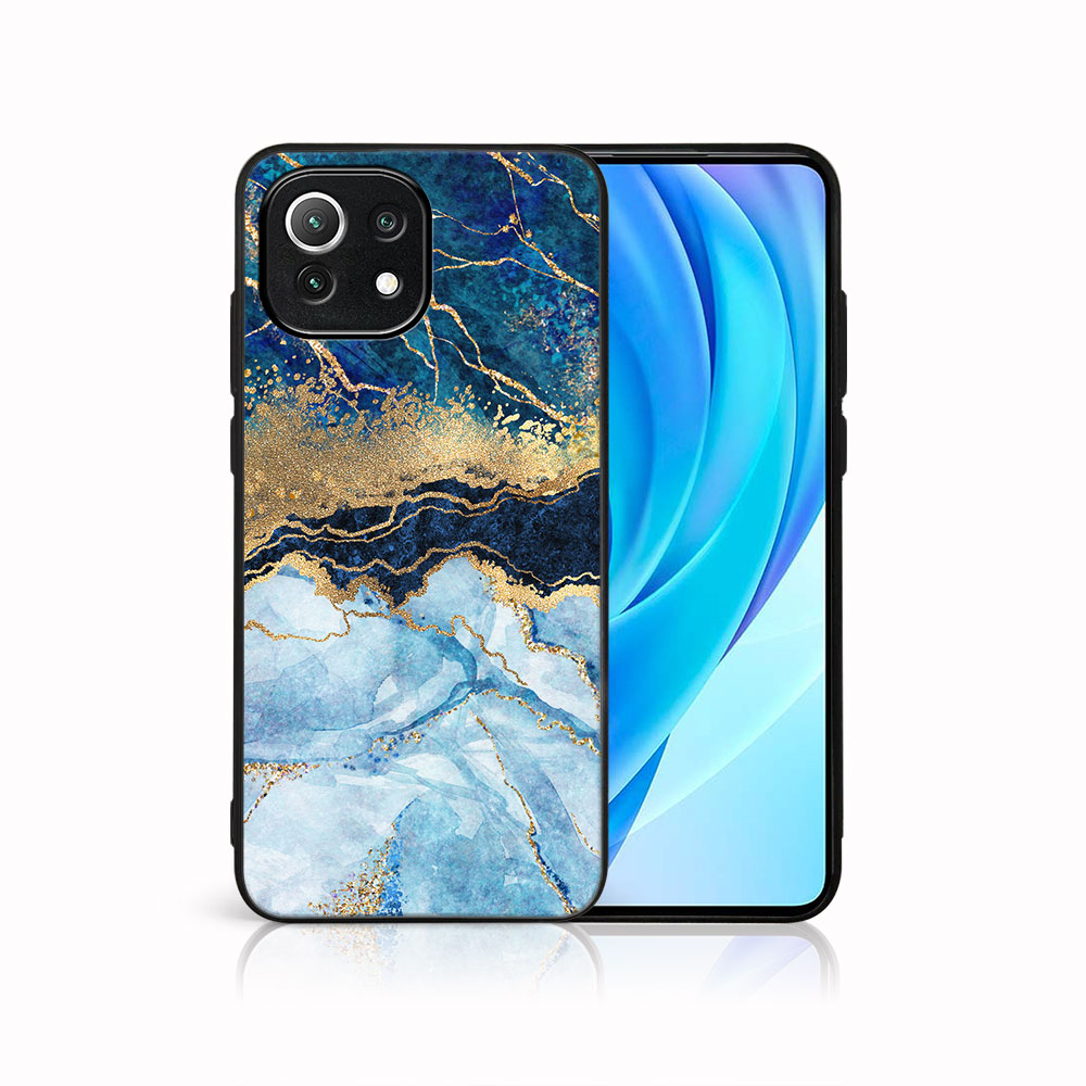E-shop MY ART Ochranný kryt Xiaomi Mi 11 Lite / 11 Lite 5G / 11 Lite NE 5G -BLUE MARBLE (141)