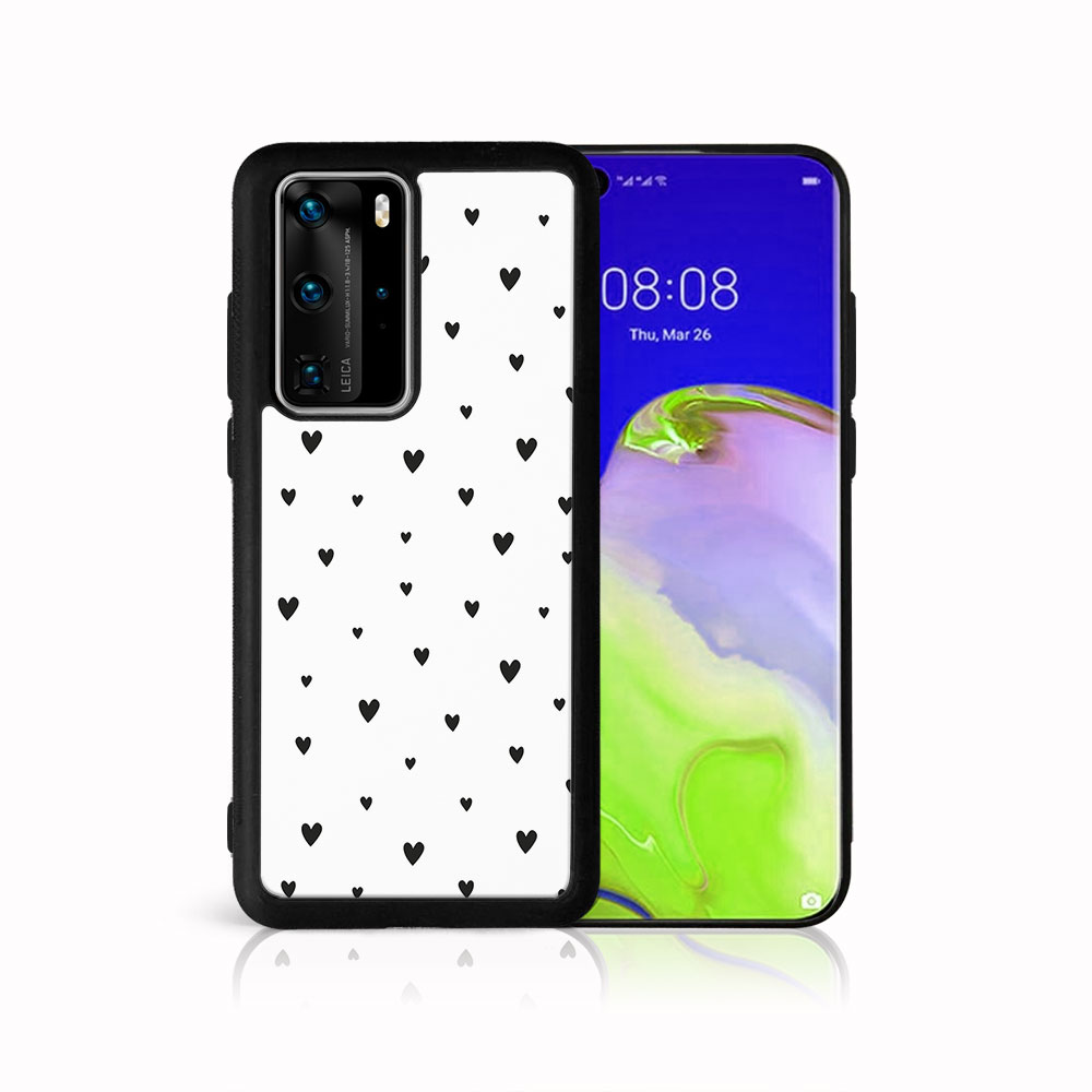E-shop MY ART Ochranný kryt Huawei P40 BLACK HEARTS (167)