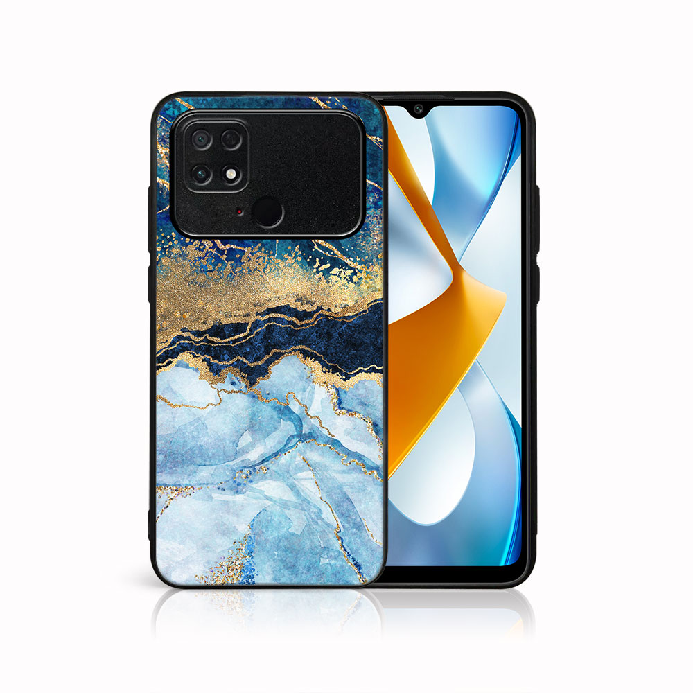 E-shop MY ART Ochranný kryt pre Xiaomi Poco C40 BLUE MARBLE (141)