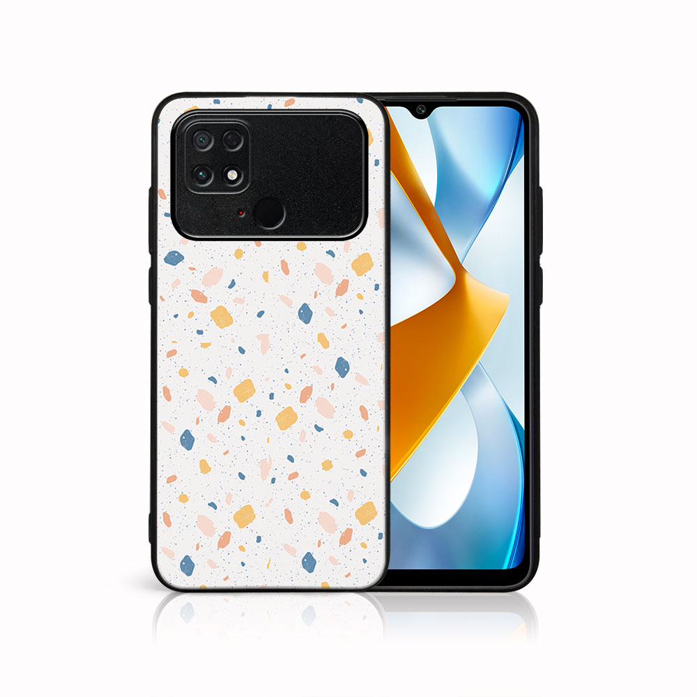 E-shop MY ART Ochranný kryt pre Xiaomi Poco C40 ORANGE TERRAZZO (165)