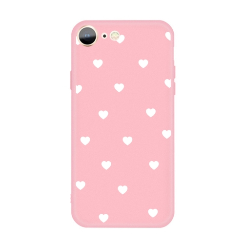 FORCELL HEARTS Silikónový obal Apple iPhone 7 / iPhone 8 / iPhone SE 2022 / 2020 ružový