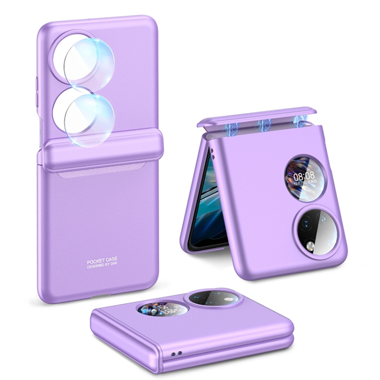 E-shop GKK MAGNETIC Plastový obal Huawei P50 Pocket fialový