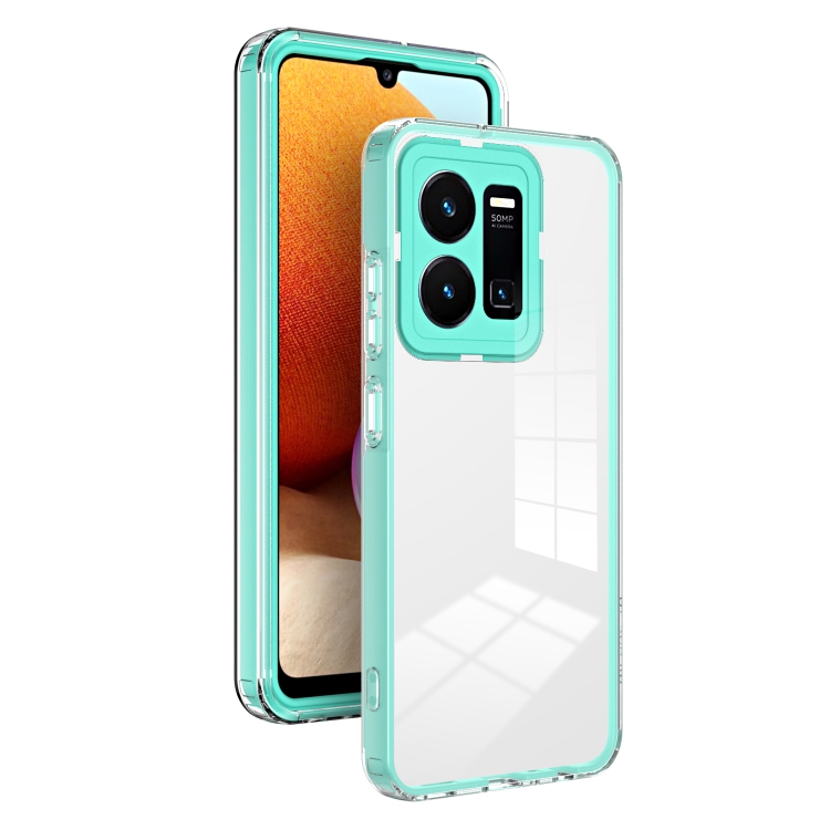 E-shop CRYSTAL Ochranný kryt pre Vivo Y35 zelený