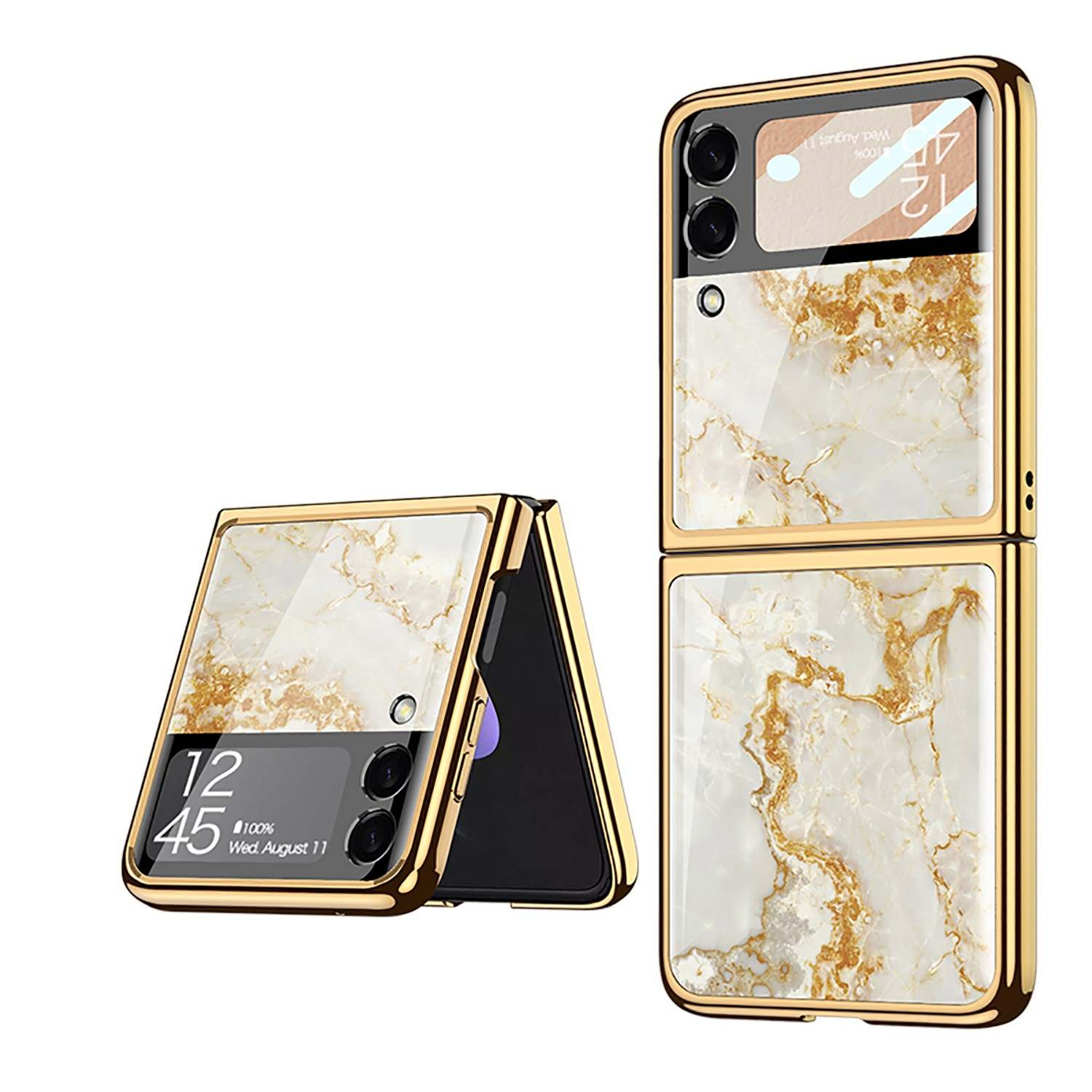 GKK 39851
GKK GLASS Ochranný kryt Samsung Galaxy Z Flip 3 5G GOLD MARBLE