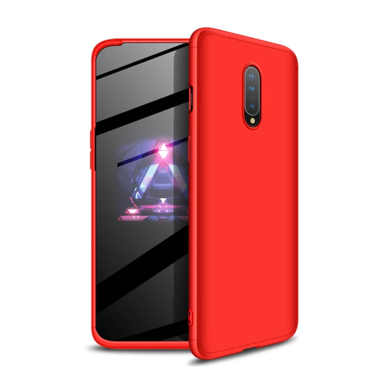 GKK 360° Ochranný obal Huawei OnePlus 7 červený