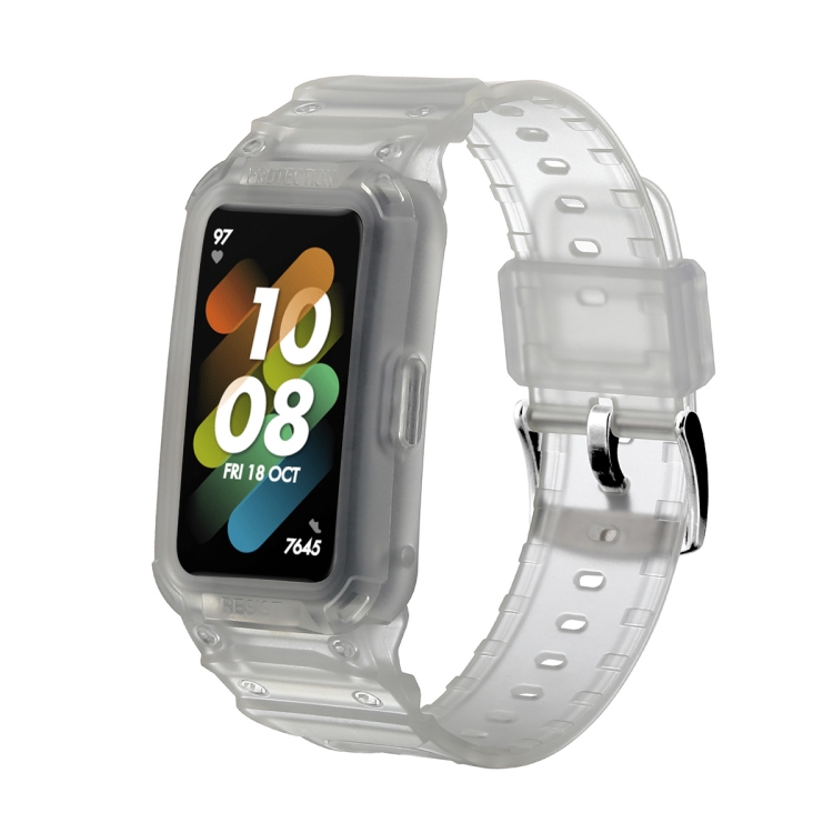 E-shop GLACIER Ochranné puzdro s remienkom Huawei Band 6 / 7 / Honor Band 6 priehľadné