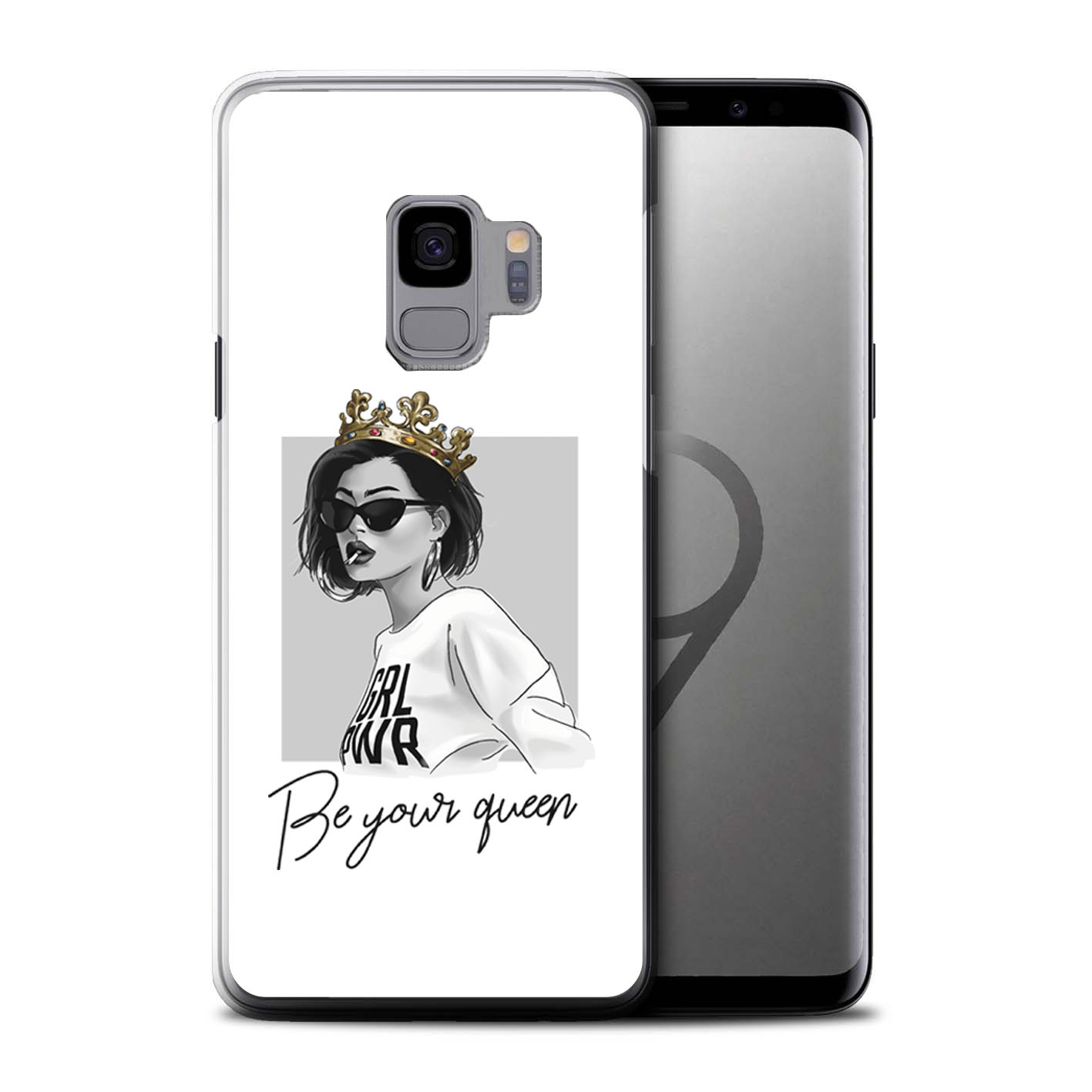 E-shop MY ART Ochranný kryt Samsung Galaxy S9 QUEEN (139)