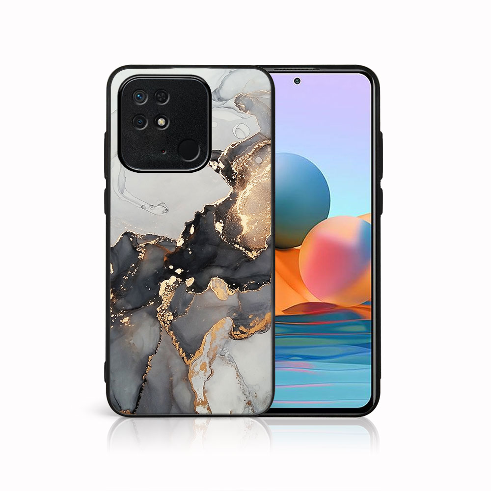 E-shop MY ART Ochranný obal Xiaomi Redmi 10C -GREY MARBLE (140)