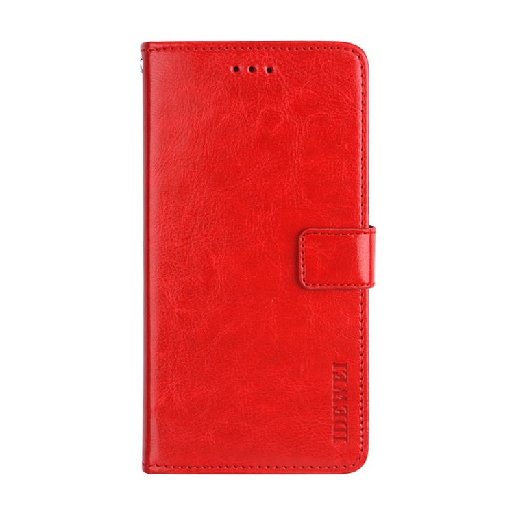 FORCELL IDEWEI Peňaženkový kryt Lenovo K10 Plus červený