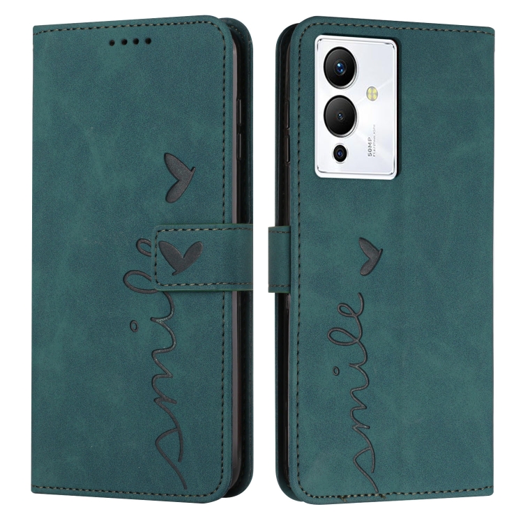 E-shop ART Peňaženkový kryt Infinix Note 12 / Note 12 Pro 5G SMILE zelený