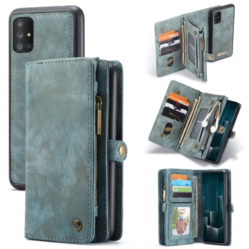 E-shop WALLET Ochranný kryt s peňaženkou 2v1 pre Samsung Galaxy A51 modrý