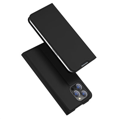 E-shop DUX Peňaženkový kryt Apple iPhone 14 Pro Max čierny