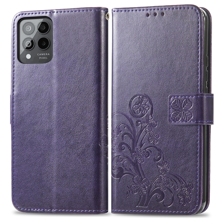 E-shop ART FLOWERS Peňaženkový kryt T Phone Pro / T Phone Pro 2023 fialový