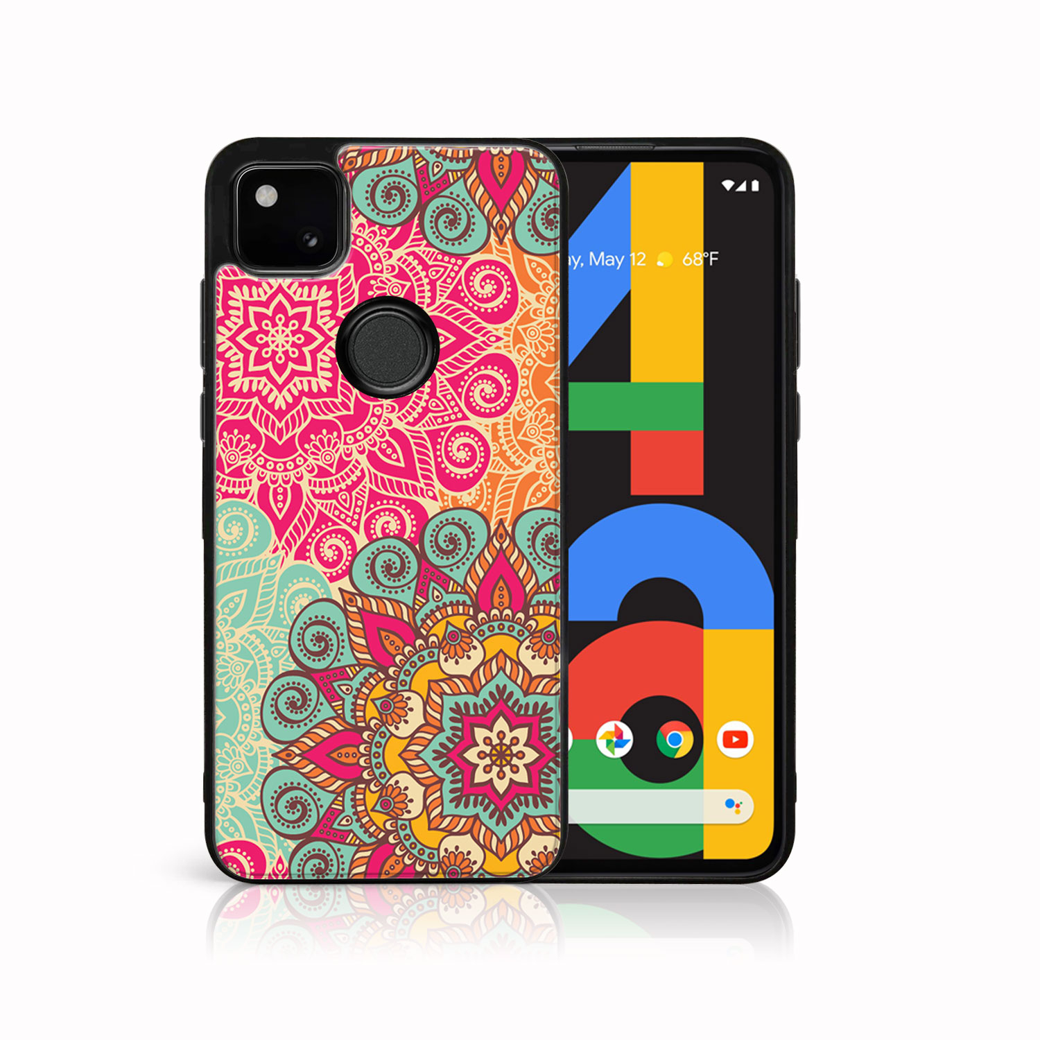 E-shop MY ART Silikónový kryt Google Pixel 4a MANDALA (043)