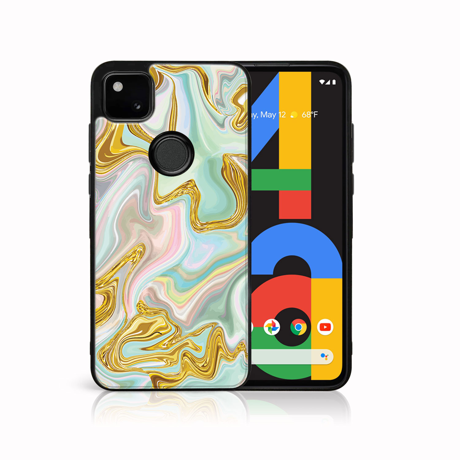 E-shop MY ART Silikónový kryt Google Pixel 4a NEON (041)