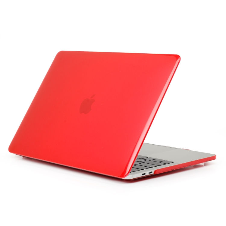 E-shop CRYSTAL Plastový kryt pre MacBook Air 13" A1932 / A2179 / A2337 červený