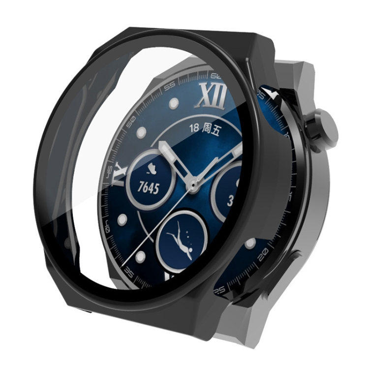 E-shop Plastový kryt s ochranným sklom pre Huawei Watch GT 3 Pro 46mm čierny