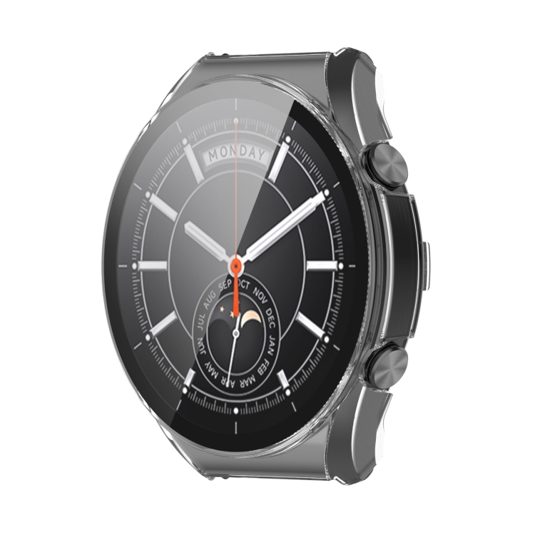 E-shop Plastový kryt s ochranným sklom pre Xiaomi Watch S1 priehľadný