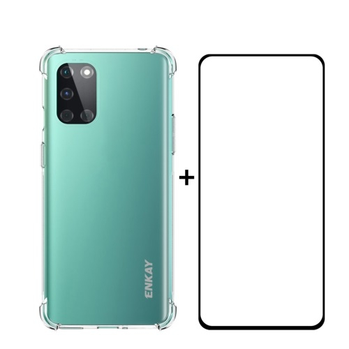 E-shop ENKAY Priehľadný obal + 3D sklo OnePlus 8T