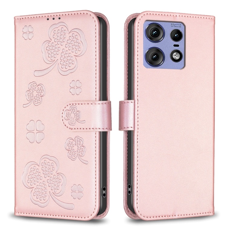 E-shop ART CLOVER Peňaženkový obal pre Motorola Edge 50 Pro ružový