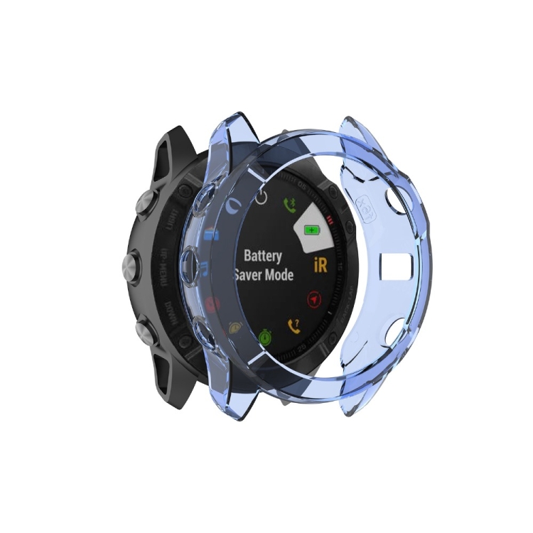 E-shop TPU HALF COVER Kryt pre Garmin Fenix 6X / 6X Pro modrý