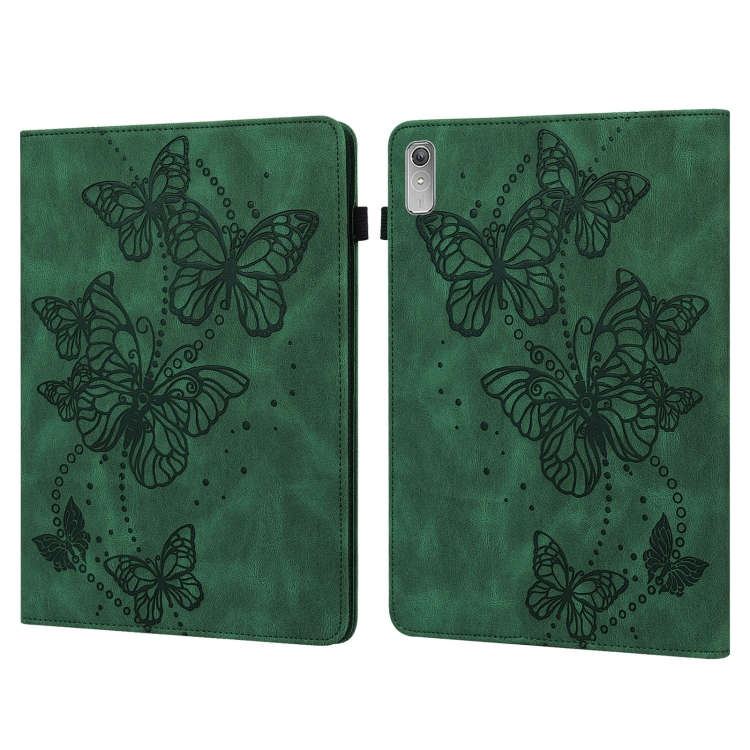 E-shop ART BUTTERFLY Zaklápacie puzdro pre Lenovo Tab P11 Gen 2 zelené