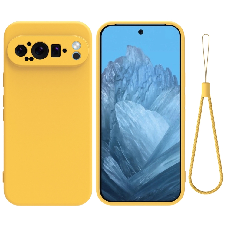 E-shop RUBBER Ochranný obal pre Google Pixel 9 Pro žltý