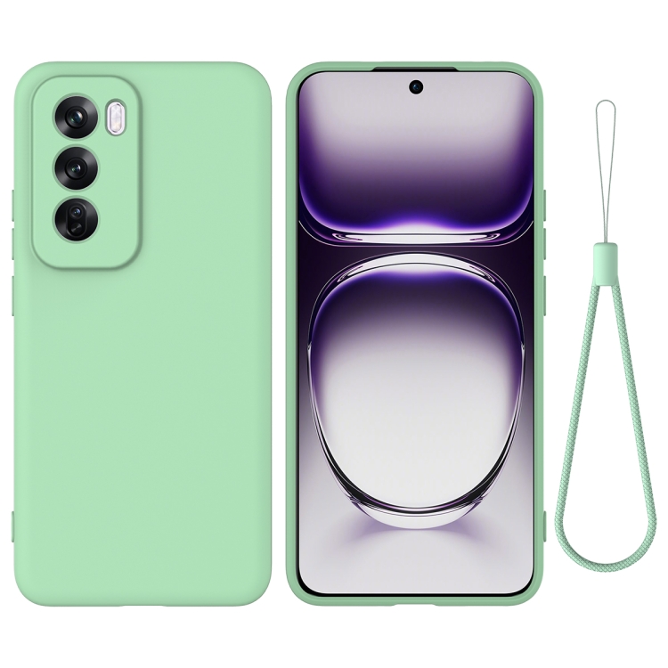 E-shop RUBBER Ochranný obal pre Oppo Reno12 Pro 5G zelený