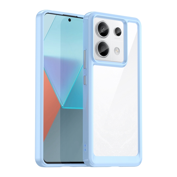 E-shop CRYSTAL Ochranný kryt pre Xiaomi Redmi Note 13 Pro 5G / Xiaomi Poco X6 5G modrý