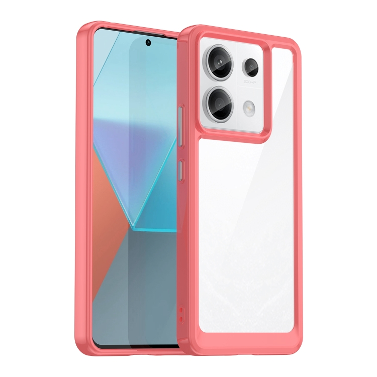 E-shop CRYSTAL Ochranný kryt pre Xiaomi Redmi Note 13 Pro 5G / Xiaomi Poco X6 5G červený