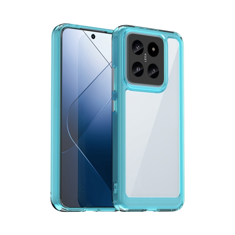 E-shop CRYSTAL Ochranný kryt pre Xiaomi 14 tyrkysový