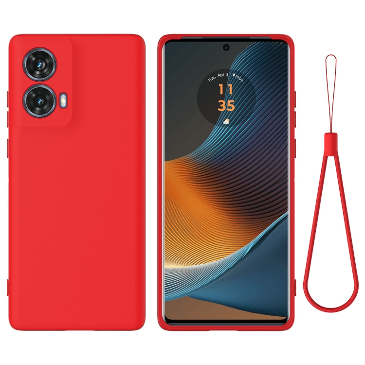 E-shop RUBBER Ochranný obal pre Motorola Moto G85 5G červený
