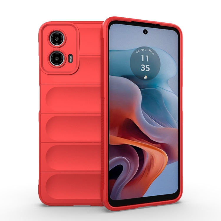 E-shop STEPS Ochranný kryt pre Motorola Moto G34 5G červený