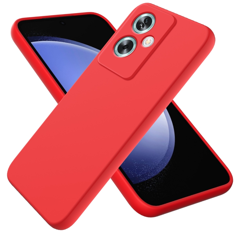 E-shop RUBBER Ochranný kryt pre OnePlus Nord N30 SE 5G červený