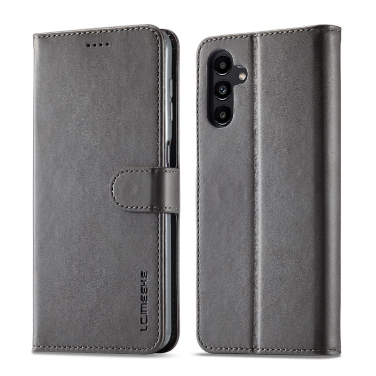 E-shop IMEEKE Peňaženkový obal pre Samsung Galaxy A15 / A15 5G šedý