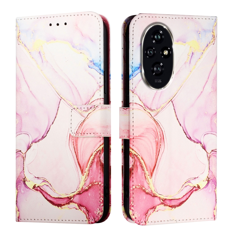 E-shop ART MARBLE Peňaženkový kryt pre Honor 200 ROSE GOLD