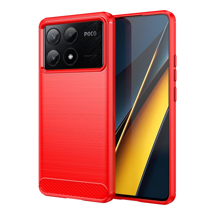 E-shop FLEXI TPU Ochranný kryt Xiaomi Poco X6 Pro 5G červený