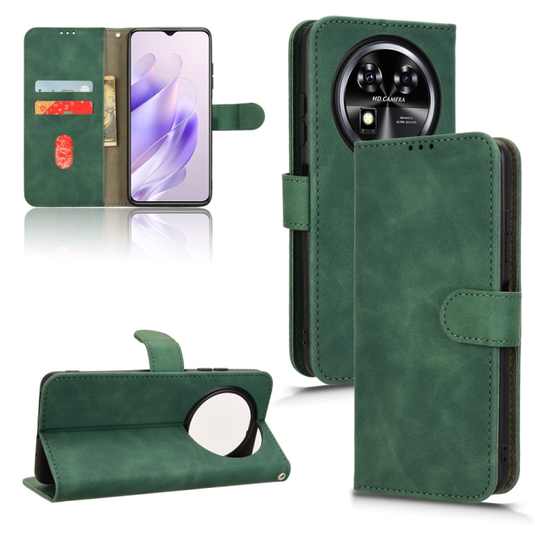 E-shop SKIN FLIP Peňaženkové puzdro pre Oukitel C37 zelené