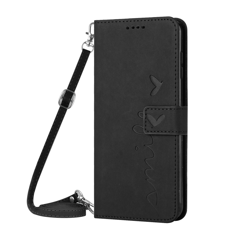 E-shop ART SMILE Peňaženkový obal s remienkom pre Xiaomi Redmi Note 13 5G čierny
