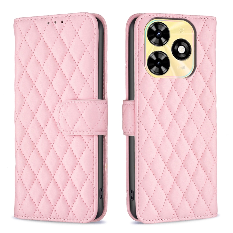 E-shop LATTICE Ochranné puzdro pre Tecno Spark 20 ružové