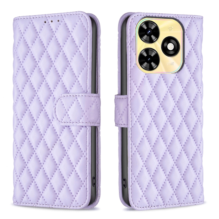 E-shop LATTICE Ochranné puzdro pre Tecno Spark 20 fialové