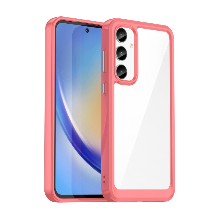 E-shop CRYSTAL Ochranný kryt pre Samsung Galaxy A35 5G červený