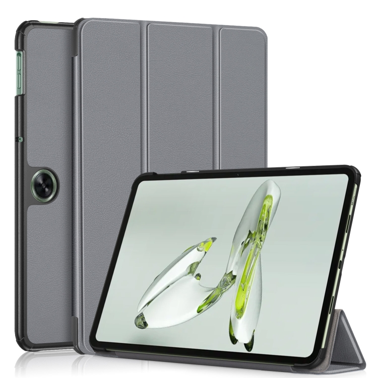 E-shop LEATHER Zaklápací kryt pre OnePlus Pad Go šedý