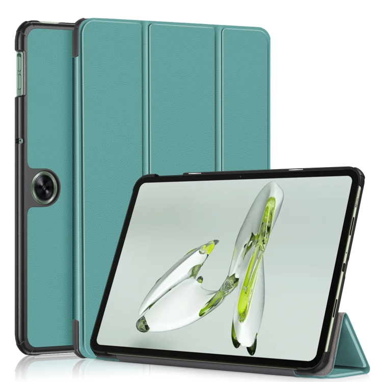 E-shop LEATHER Zaklápací kryt pre OnePlus Pad Go zelený