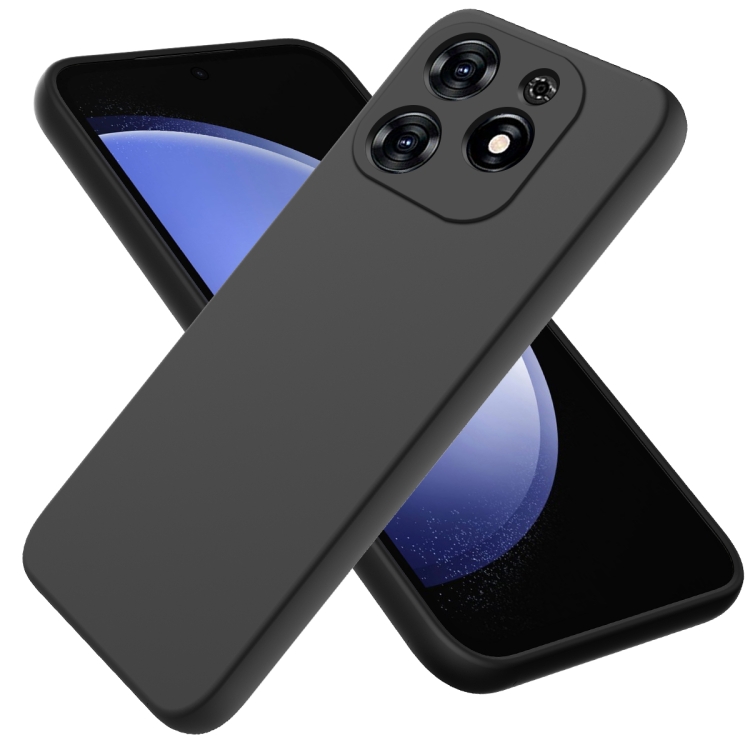 E-shop RUBBER Ochranný kryt pre Tecno Spark 20C / Tecno Spark Go 2024 čierny