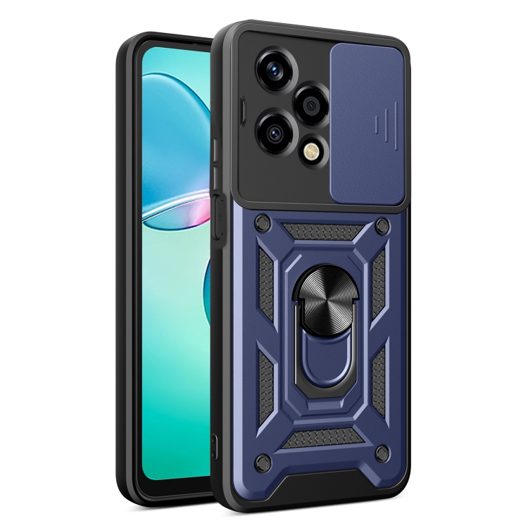 E-shop RING CAMERA Kryt s držiakom pre Honor 200 Lite modrý