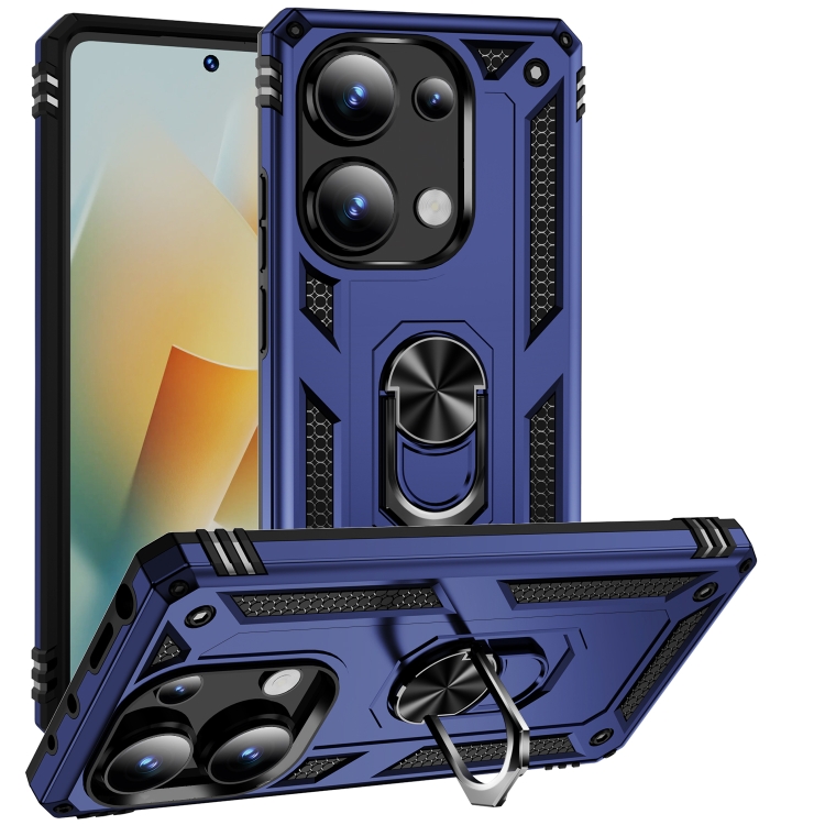 E-shop RING Kryt s držiakom pre Xiaomi Redmi Note 13 Pro modrý