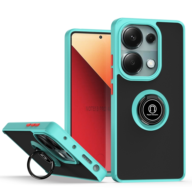 E-shop SHADOW Ochranný kryt s držiakom Xiaomi Redmi Note 13 Pro svetlomodrý