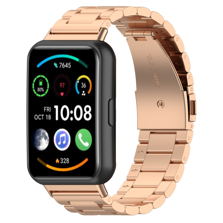 E-shop CLASSIC Kovový remienok pre Huawei Watch Fit 3 ružovozlatý